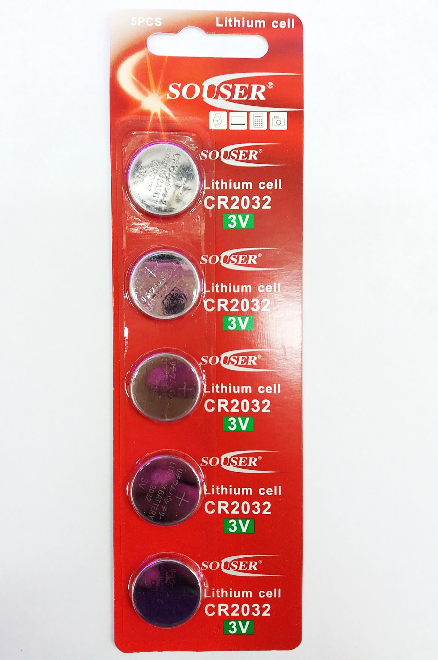 ��������� �������� SOUSER CR2032 (5 ��.) ���. 148129